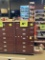 Wood grain locking cabinet 7 drawers 33” wide x 60”