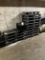 Half pallets, plastic black dunnage