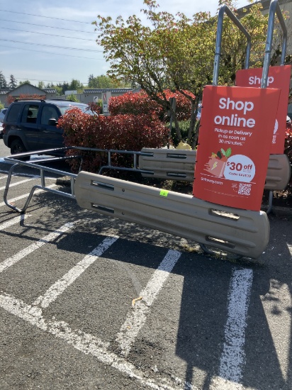 Metal cart corral