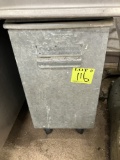 Rolling Ingredients container 23”tall x 27” L x 15w