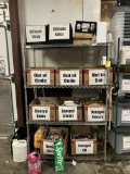 Metal storage rack 4’w x 6’h x 2’d