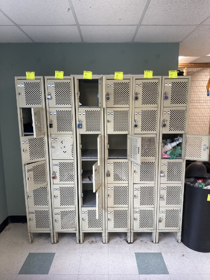 6 locker set