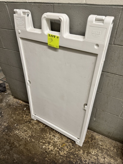 Plastic A frame sign holder