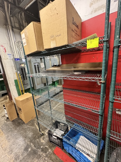 Metro rack on casters - 4’ x 16” x 79"