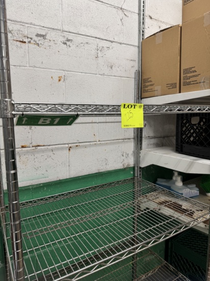 Metro rack - 3’ x 18” x 74"