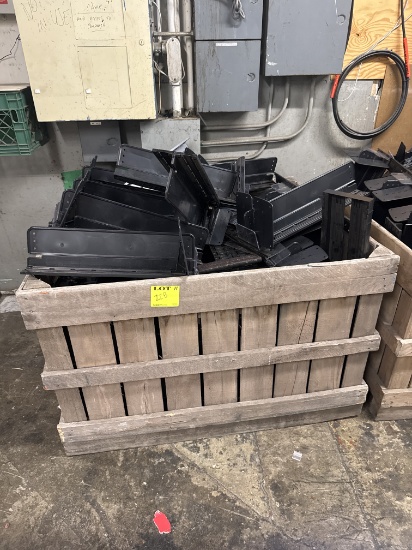 Lot of pushers for gondola or cases - 20” L - includes wood bin