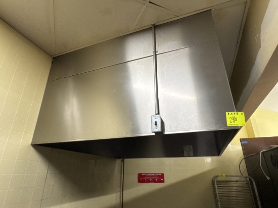 Kitchen hood - 5’ x 5’ x 2'