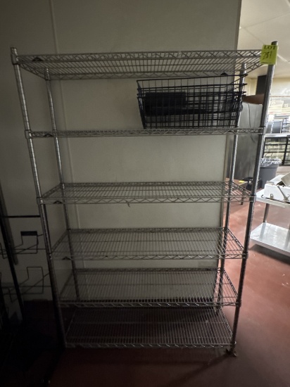 Metro rack - 4’ x 14” x 74” H