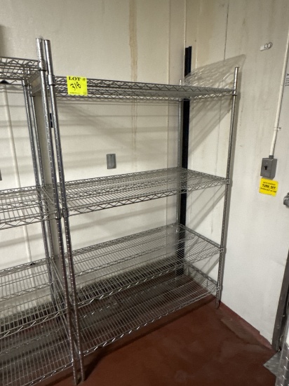 Metro rack - 4’ x 2’ x 74” H