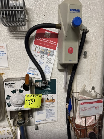 Eco lab chemical station w/ high temp hose