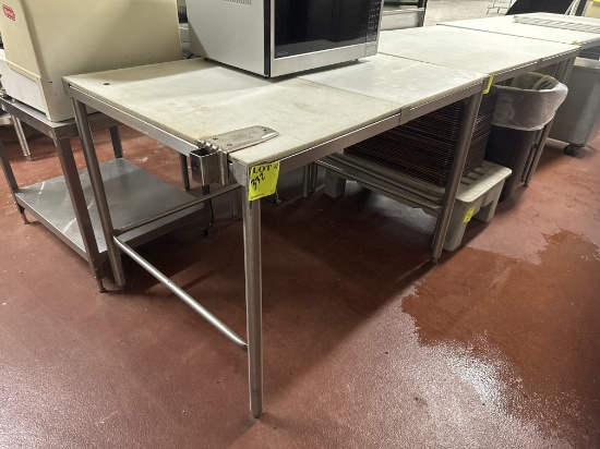 Polytop Stainless steel table - 4’ x 3’