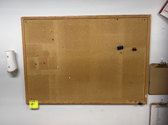 Cork board - 4’ x 33”