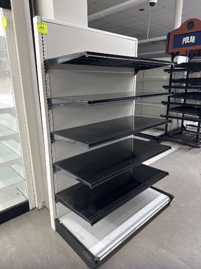 Gondola end cap - 4’ - 78” H - 23” base shelf - 22” shelving - sold by ft