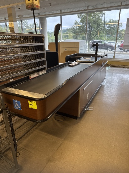Checkstand - no scales or computers - 151” x 46”