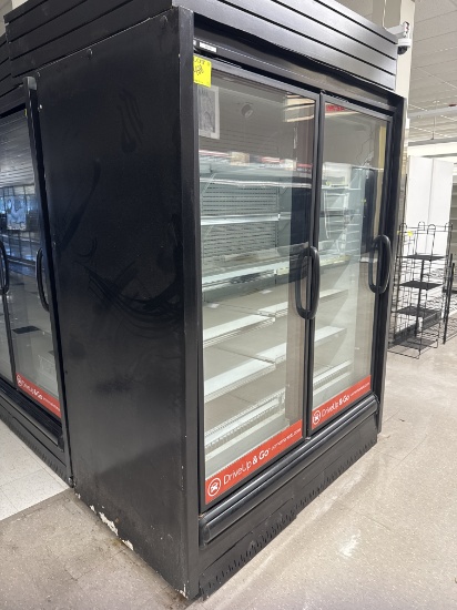 2 door refrigerated cooler - low temp - remote - priced per door