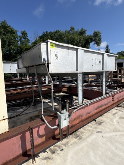 4 fan condenser - located on roof
