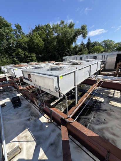 6 fan rooftop condenser fan unit
