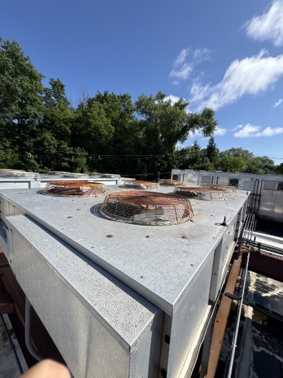 6 fan rooftop condenser fan unit