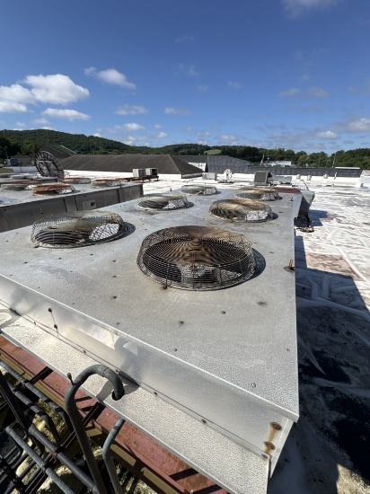 6 fan rooftop condenser fan unit