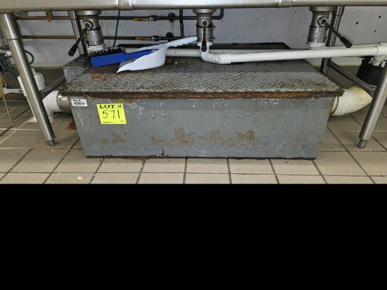 Grease trap 36" w x 30" d x 12" h