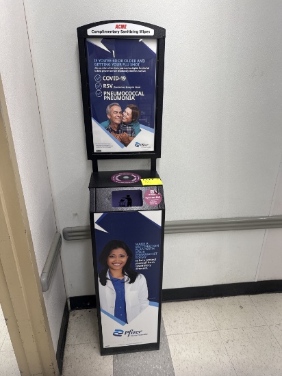 Hand sanitizer station