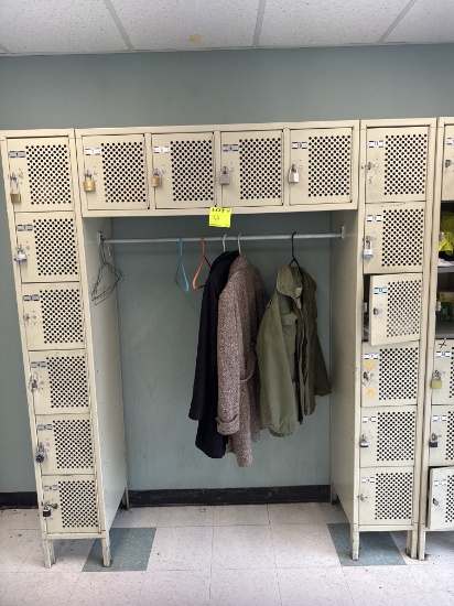 16 locker set “U” shaped