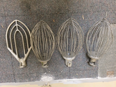 Hobart 40qt wisks and paddle (priced per piece)