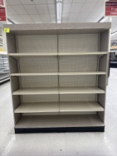 Gondola end cap - 87” H - 2 @ 3’ sections - 20” shelves - sold by ft