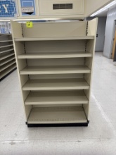 Gondola end cap - 60” H - 15” base shelf - 14” shelves - sold by ft