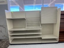 Gondola wall run - 78” H - 3’ sections - 21” base shelves - 20” shelving -