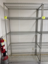 Metro rack - 4’ x 21” x 86” H