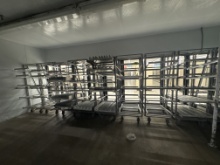 Milk racks x 12 - 52” x 29.5” x 81” H