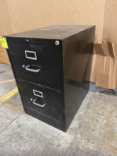 Metal filing cabinet - 2 drawer