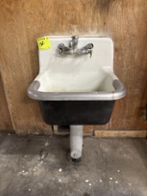 Deep sink painted metal
