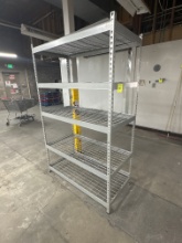 Metal storage rack - 4’ x 2’ x 78” H