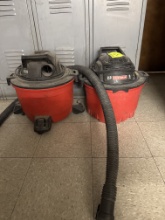 Shop vac - lot of 2 w/ 1 hose