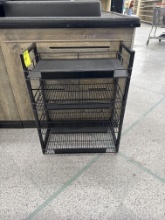 Metal wire floor display - 2’ x 14’5” x 31” H