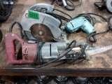 Circular Saw, Drill, Reciprocating Saw