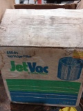 Cartridge filter for a jet vac