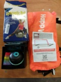 Gymnastic ball Powerball and soccer net
