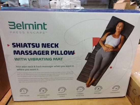 Neck massager pillow