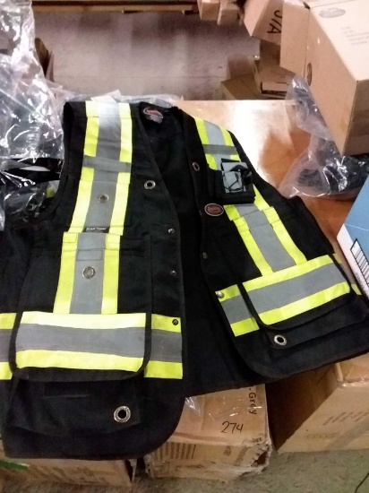Safety vest/men's insulated snow pants