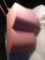 Pink foamed shaped pillow