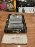 Assorted crystal and serving trays