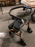 4-wheel walker,3-pronged cane, shower seat, foam pillow, gel pillow, lumbar support seat cover