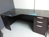 Dark brown desk