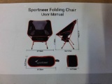 Portable an expandable folding chair