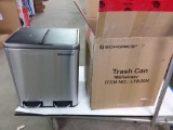 2 compartment trash can