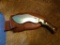 Hand forged and polished from raw steel... wood handle and all handmade by M Tucker Forge with a