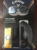 Calloway Polarized Sunglasses, Hard Case & Sleeve of Callaway Golf Balls